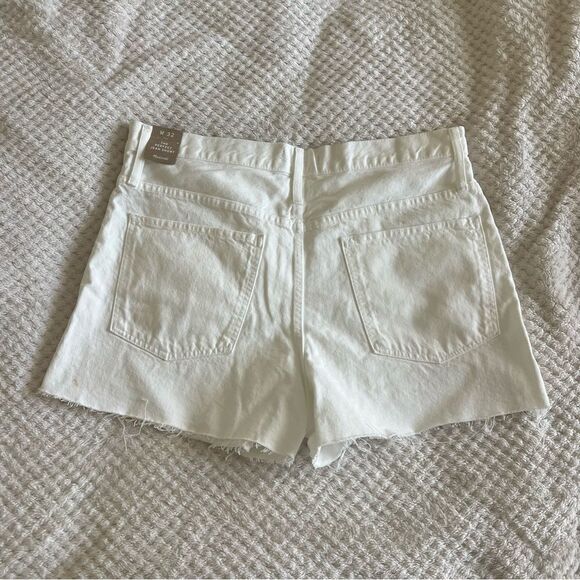 NWT Madewell The Perfect Jean Short in Tile White 32 - Picture 7 of 11